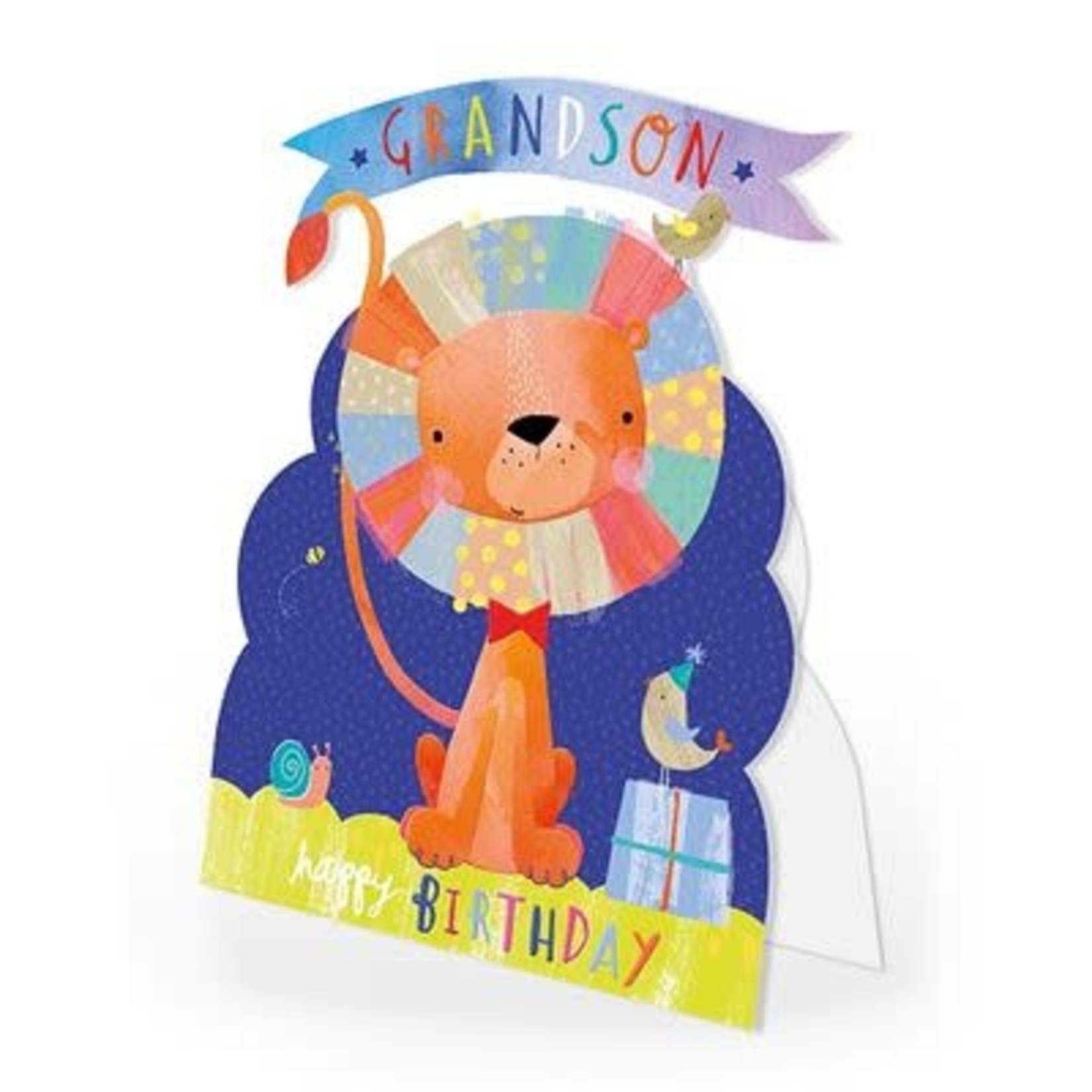 Hotchpotch Happy Birthday Grandson Card