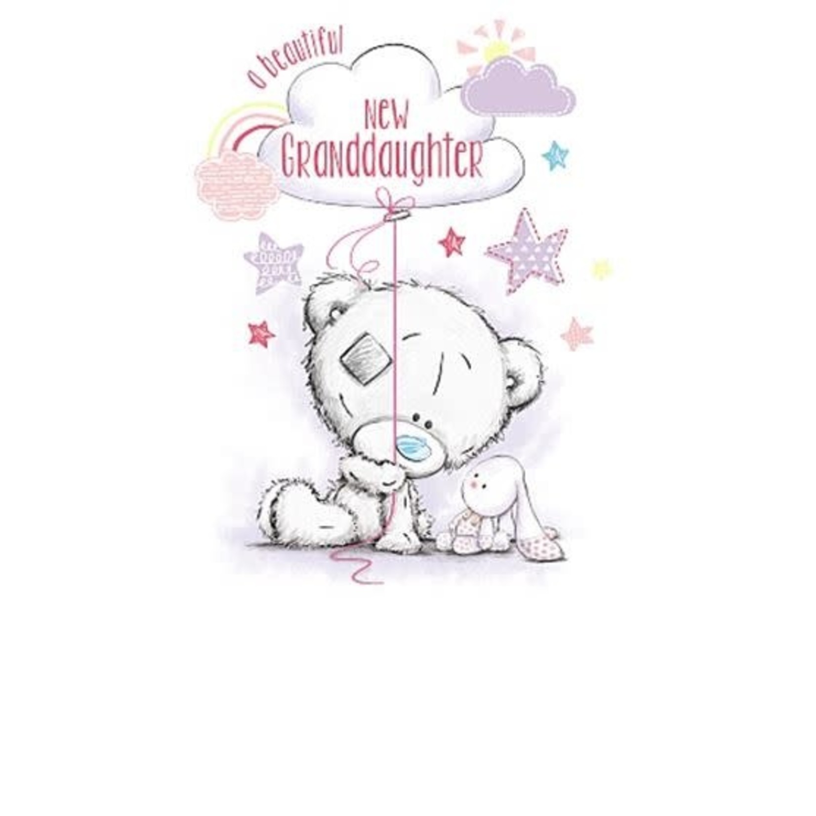 Tatty Ted New Granddaughter Card