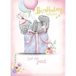 Me to You Open Bear on Gift Box Birthday Card