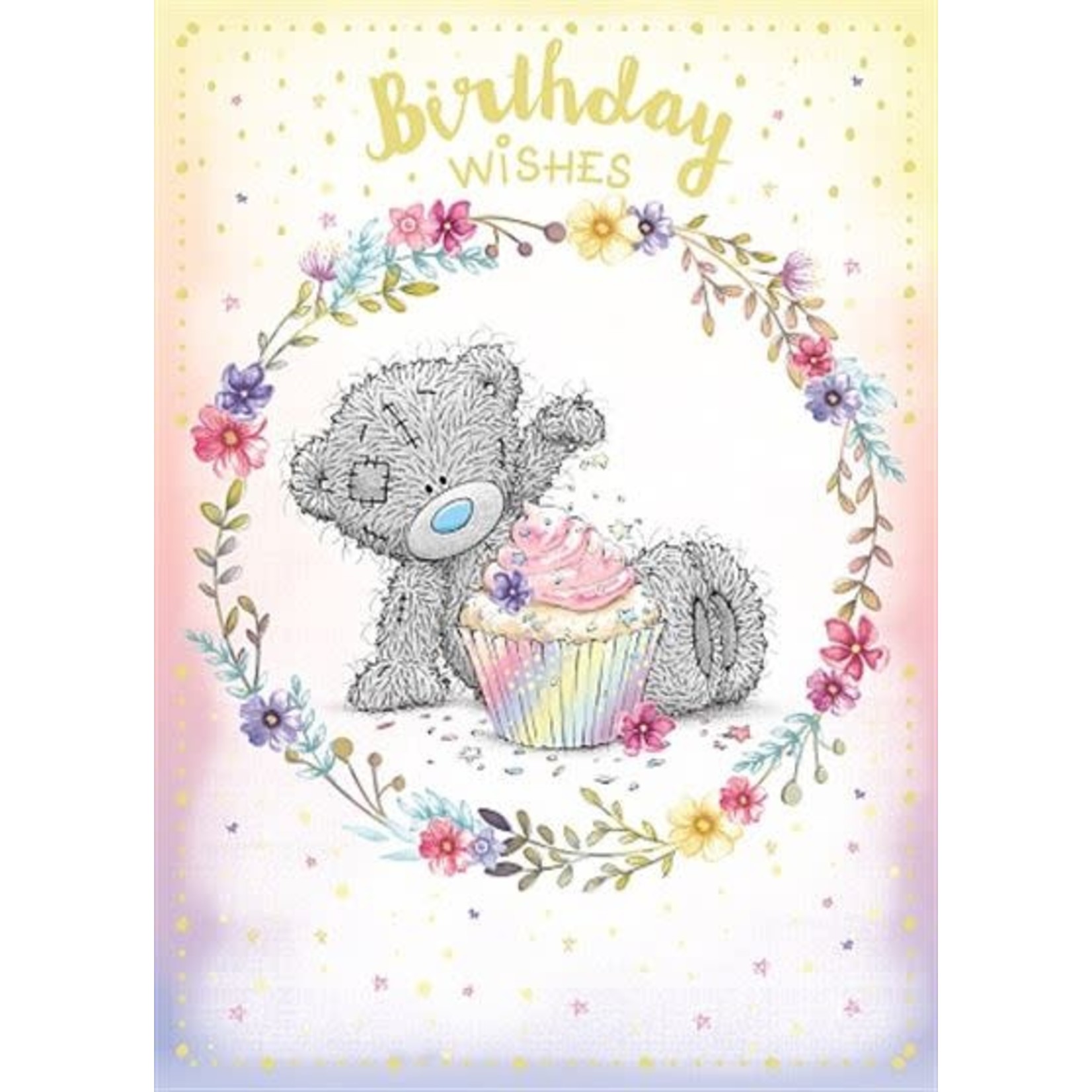 Me to You Birthday Bear With Cupcake Birthday Card