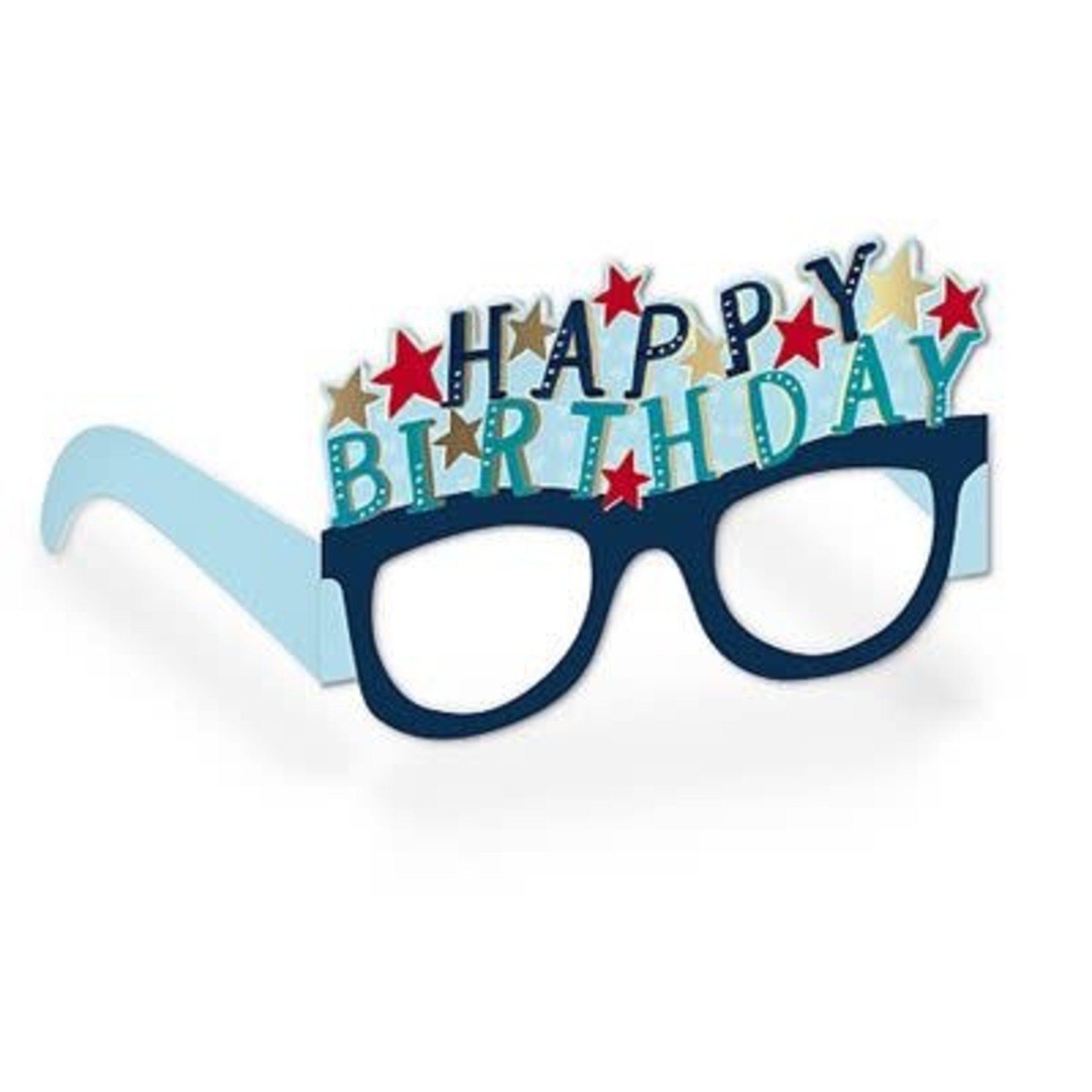 Hotchpotch Happy Birthday Glasses Birthday Card