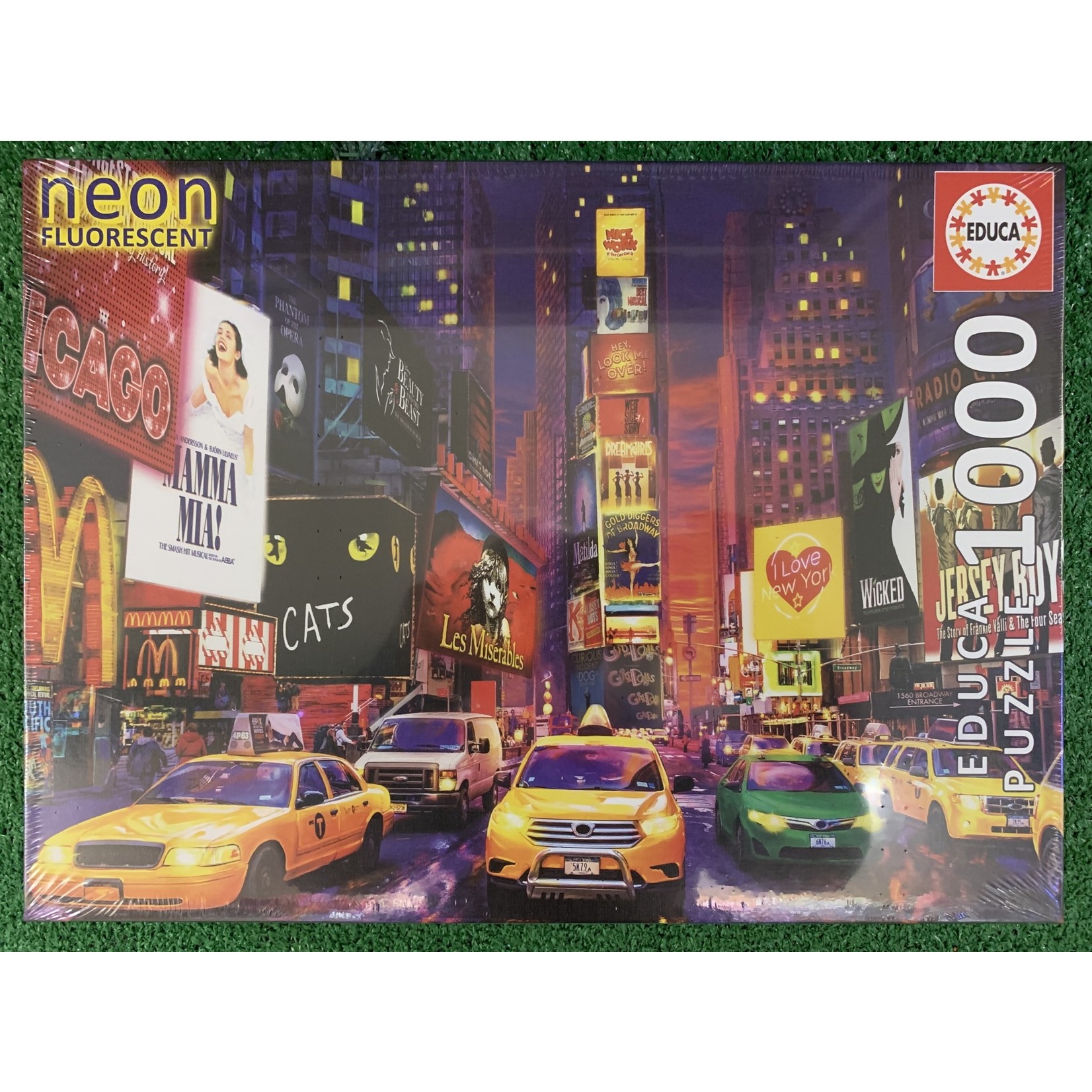 Educa 1000pcs - Neon Times Square, New York Puzzle