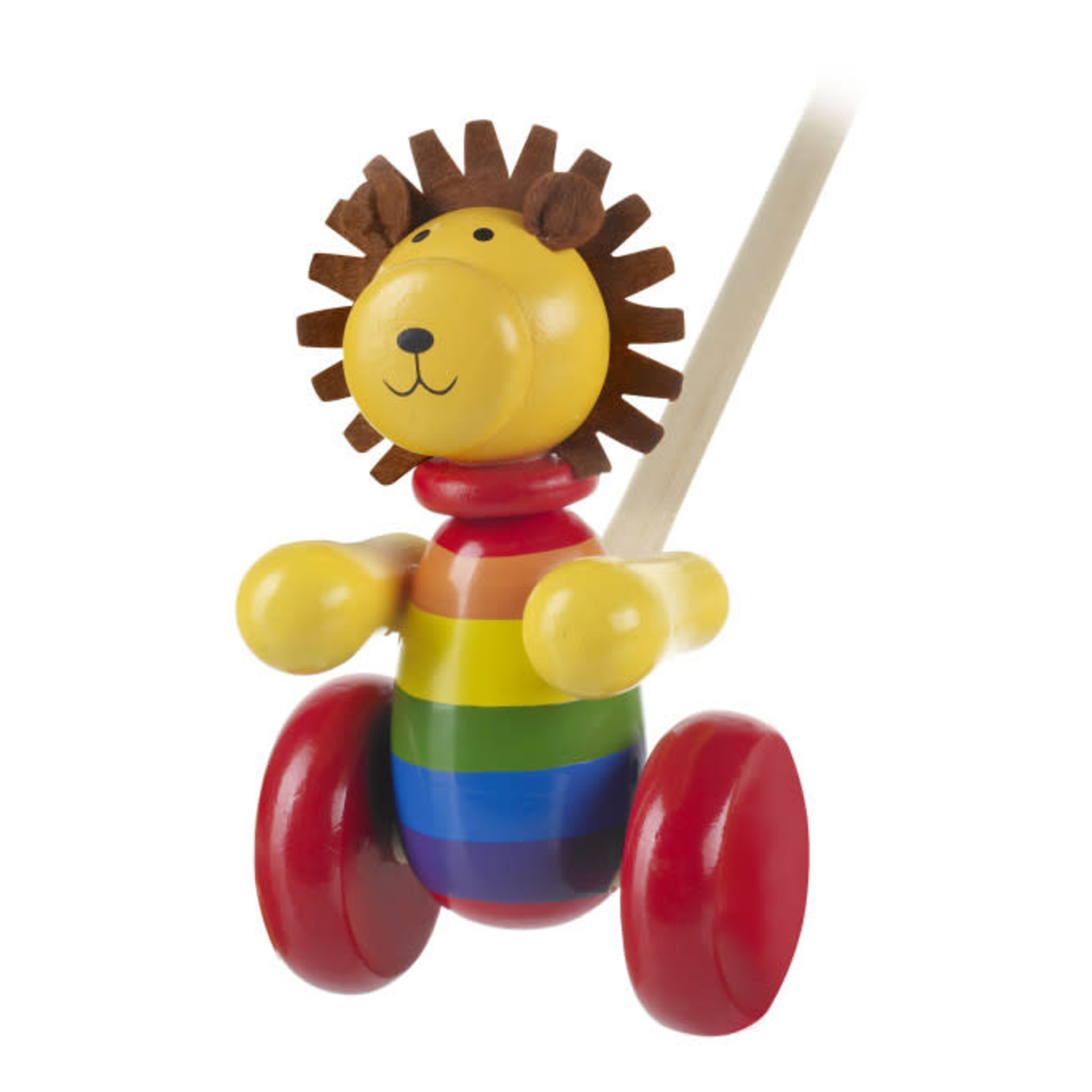 Orange Tree Toys Push Along Lion