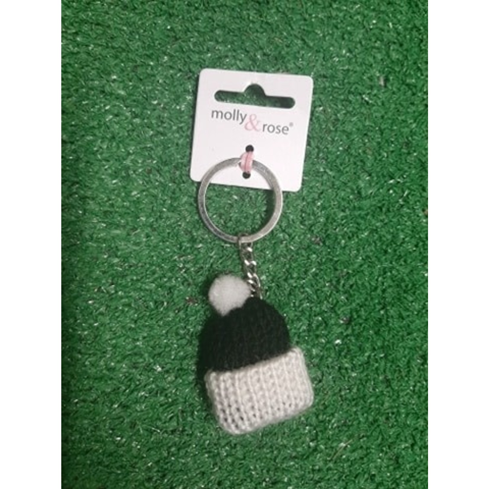 Molly & Rose Knitted Bobble Hat Key Ring