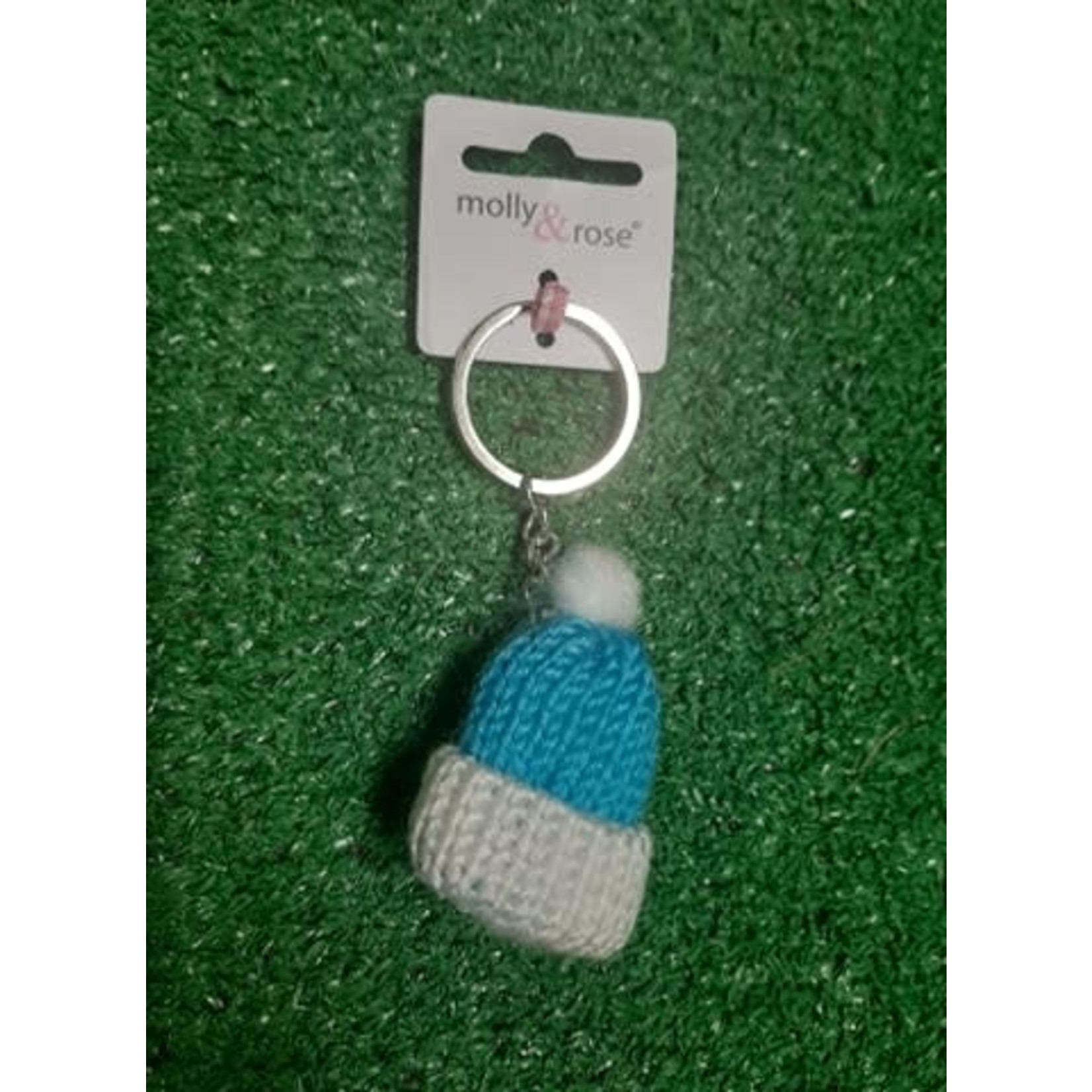 Molly & Rose Knitted Bobble Hat Key Ring