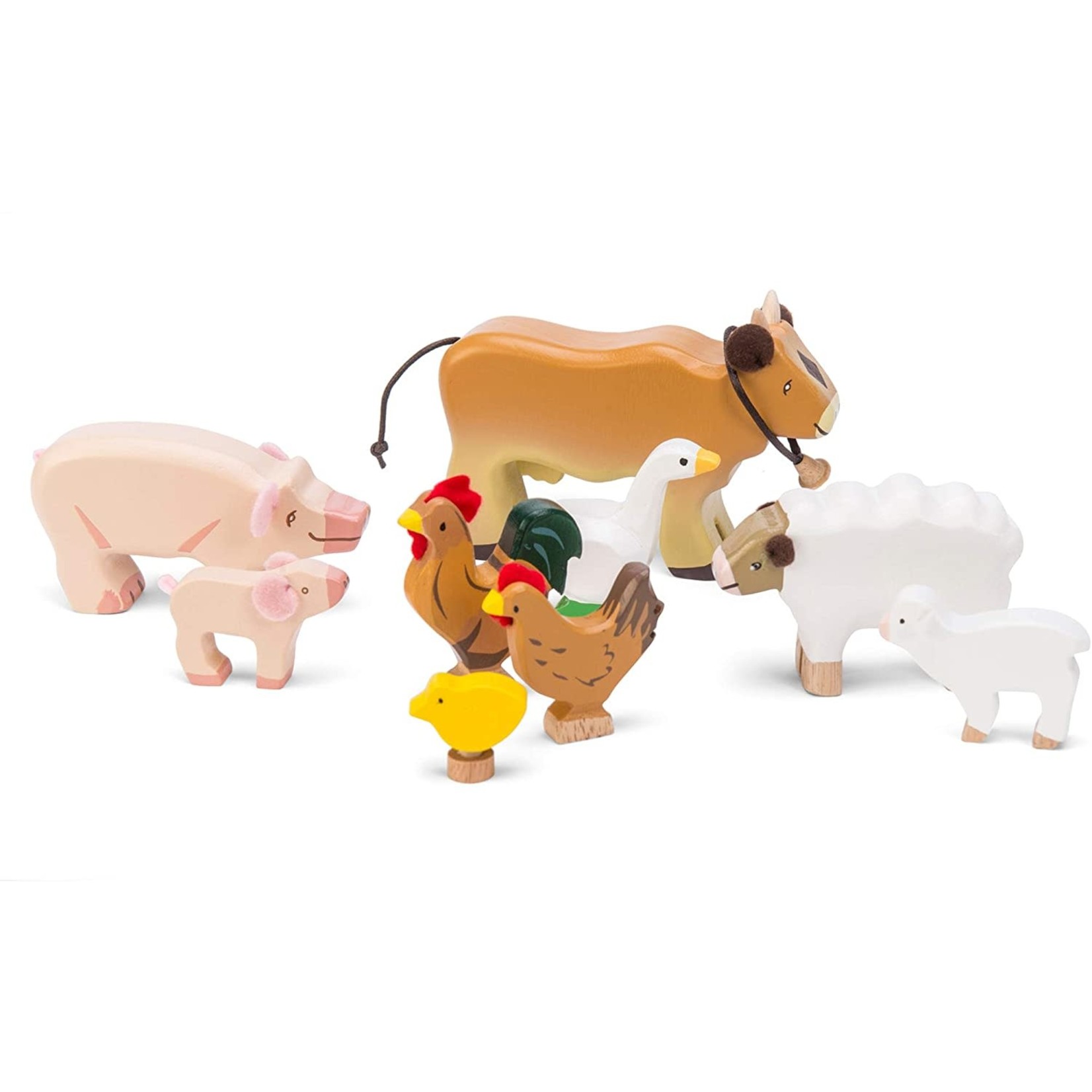 Le Toy Van Sunny Farm Wooden Animal Set