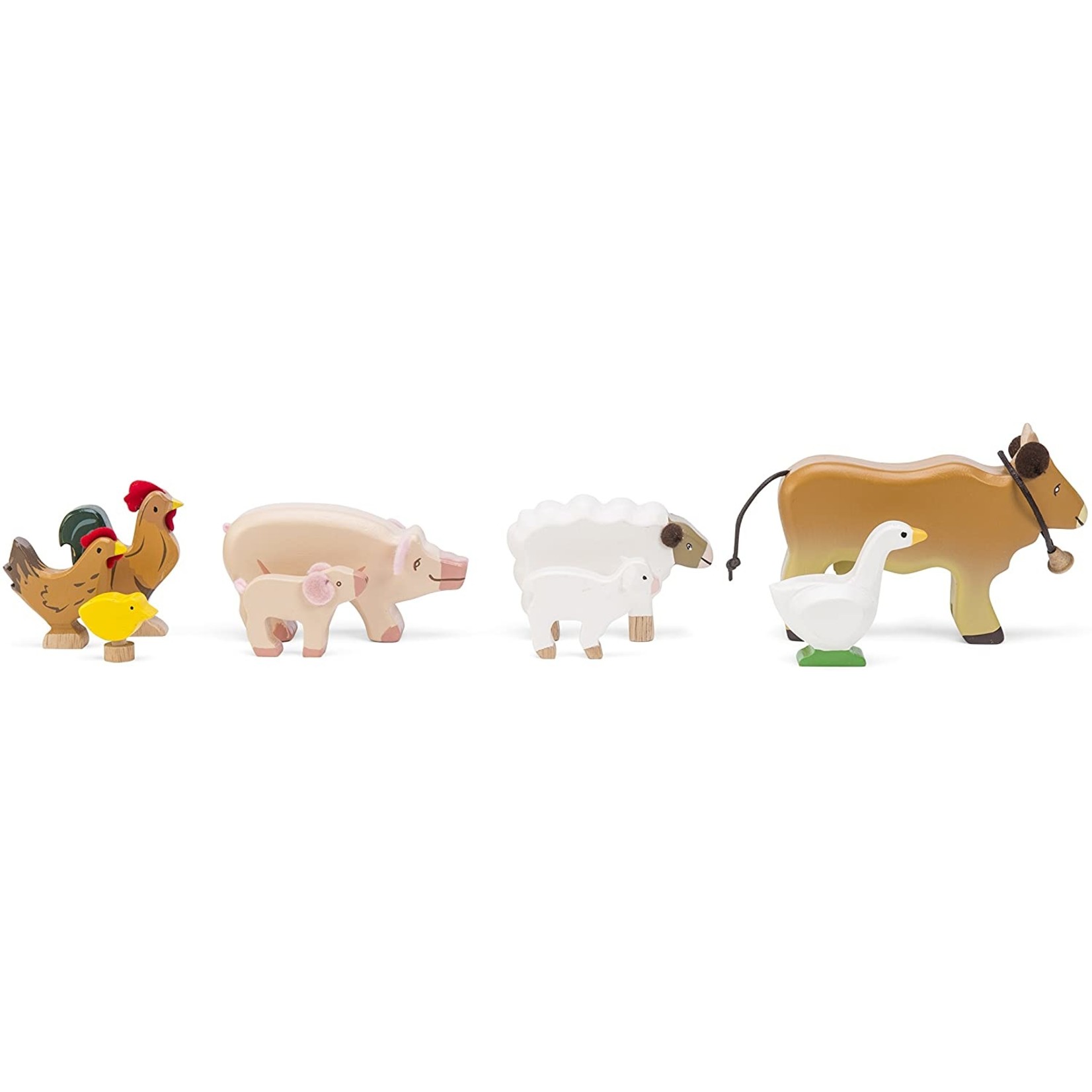 Le Toy Van Sunny Farm Wooden Animal Set