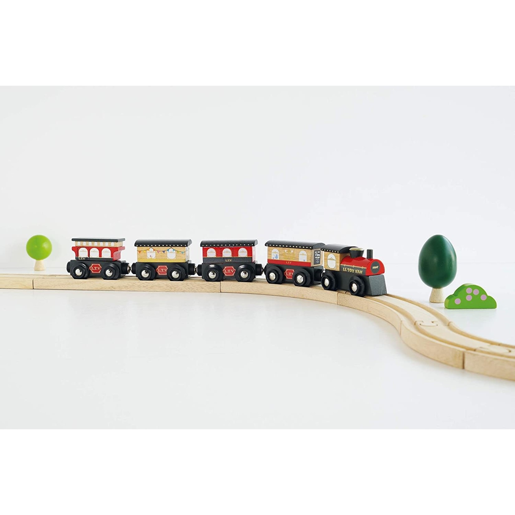 Wooden Royal Express Train (Red) - Celebrations and Toys