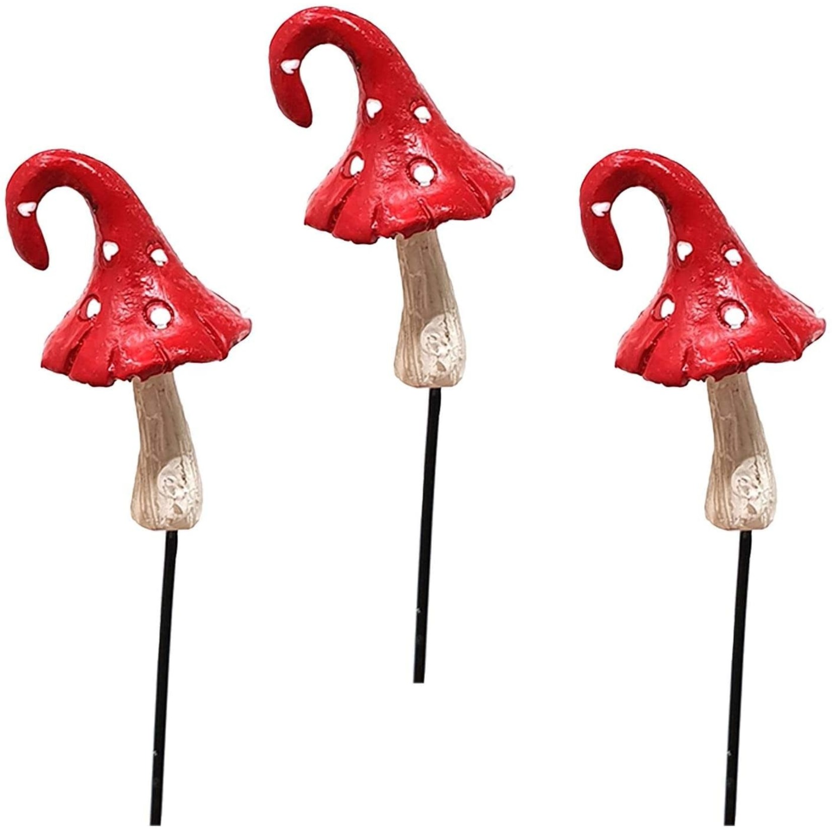 Fiddlehead Mini Red Curl Top Mushroom (3pcs)