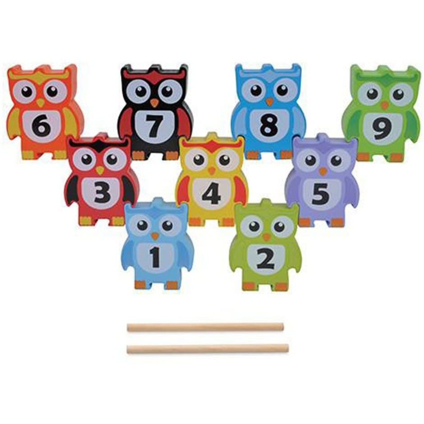 Jumini Wooden Stacking Owl Game