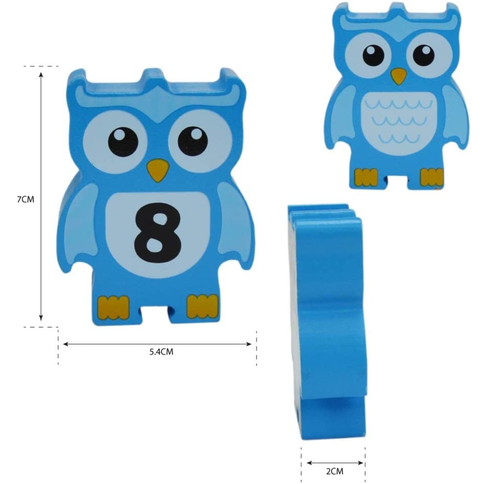 Jumini Wooden Stacking Owl Game