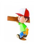 Bullyland Bullyland - Manny with Wood Truss - Handy Manny