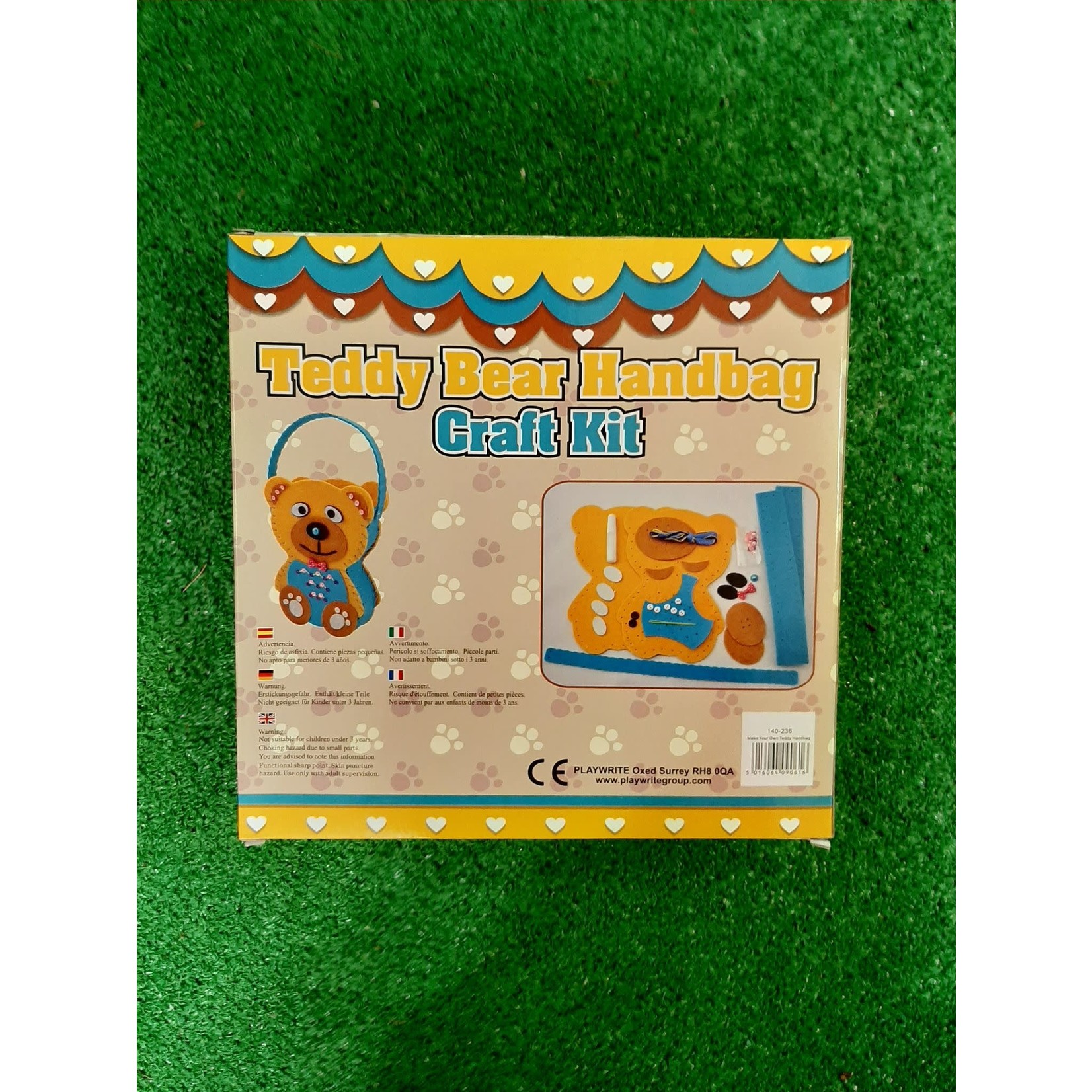 Playwrite Teddy Bear Handbag Craft Kit