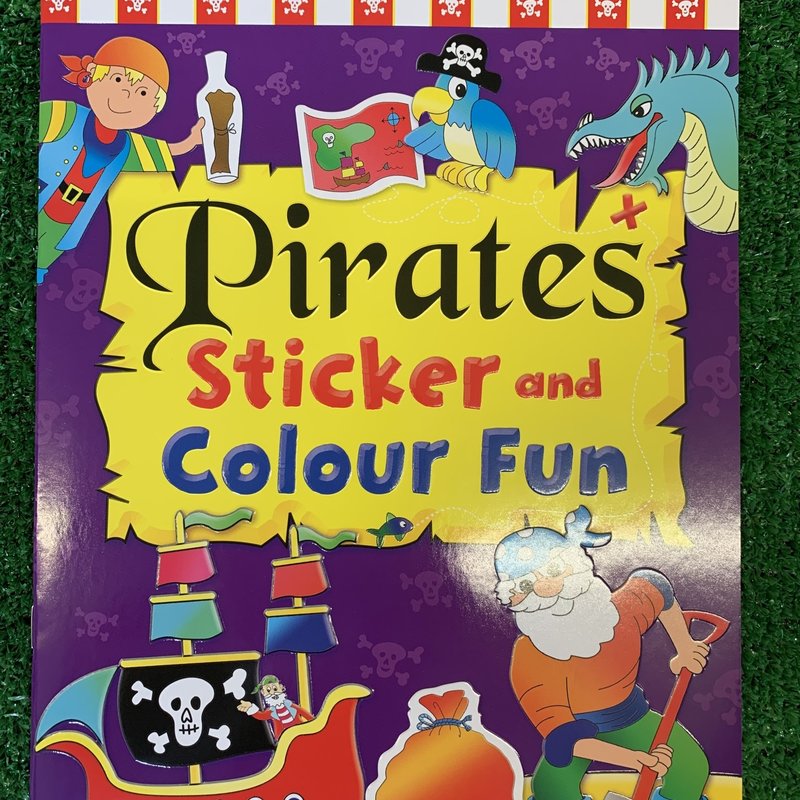 Brown Watson Pirate Sticker and Colour Fun