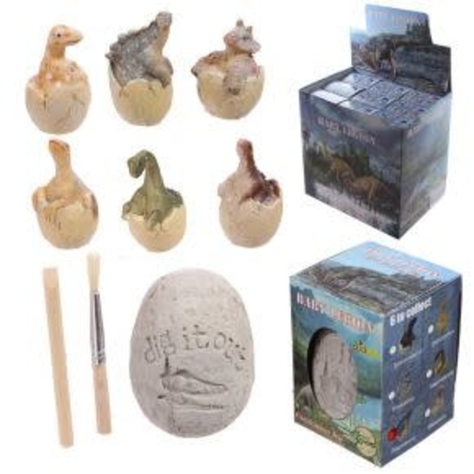 Baby Dinosaur in Egg - Dig it out Kit