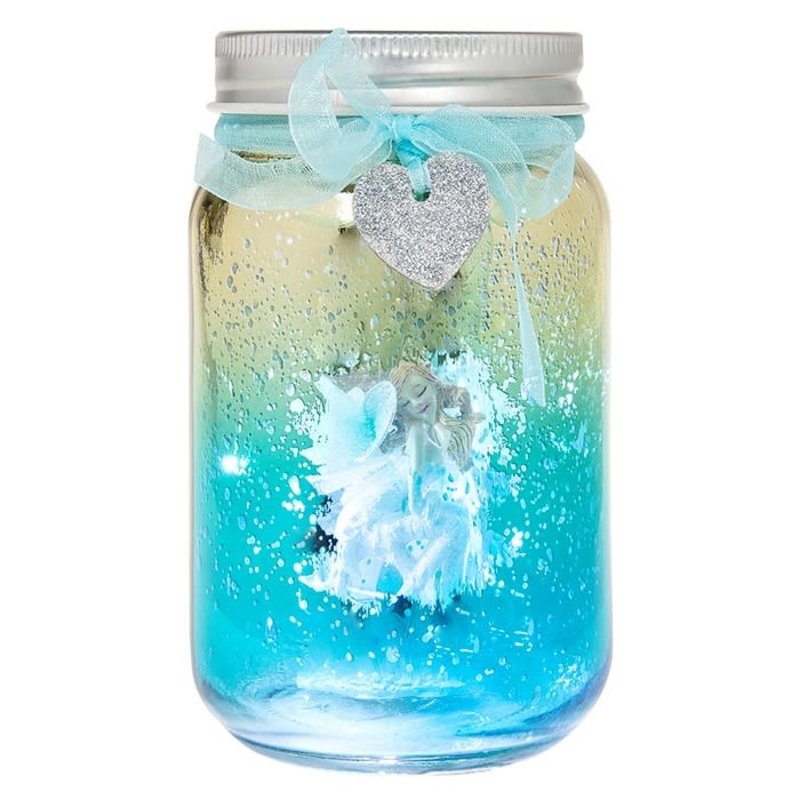 Shudehill Giftware Firefly Fairy LED Jar - Aqua