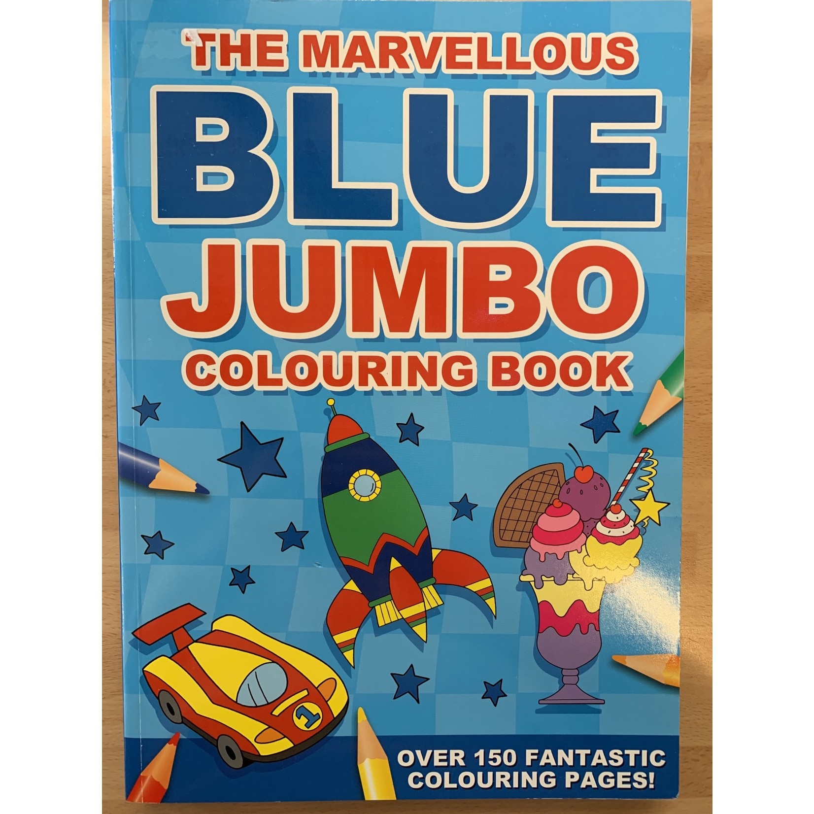 The Marvellous BLUE JUMBO Colouring Book