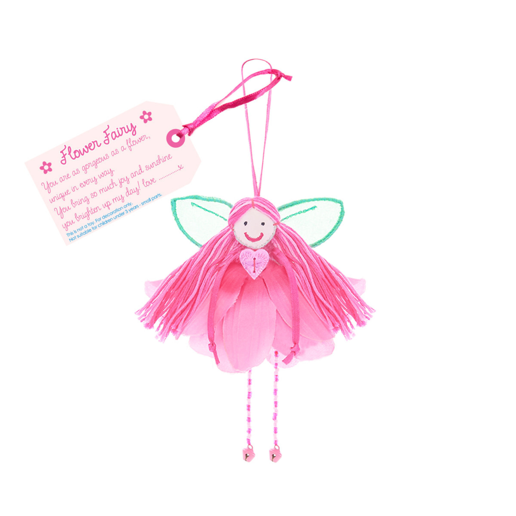 Believe You Can Flower Petal Fairy - Fabric Fuchsia