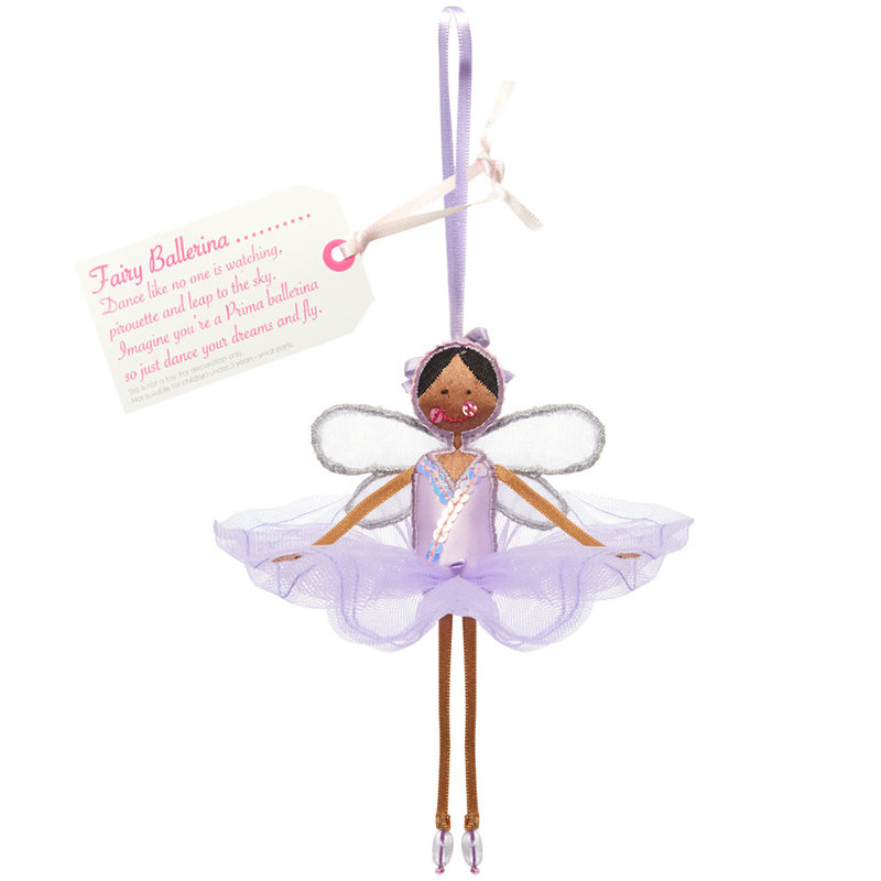 Believe You Can Fabric Fairy Ballerina - Lilac