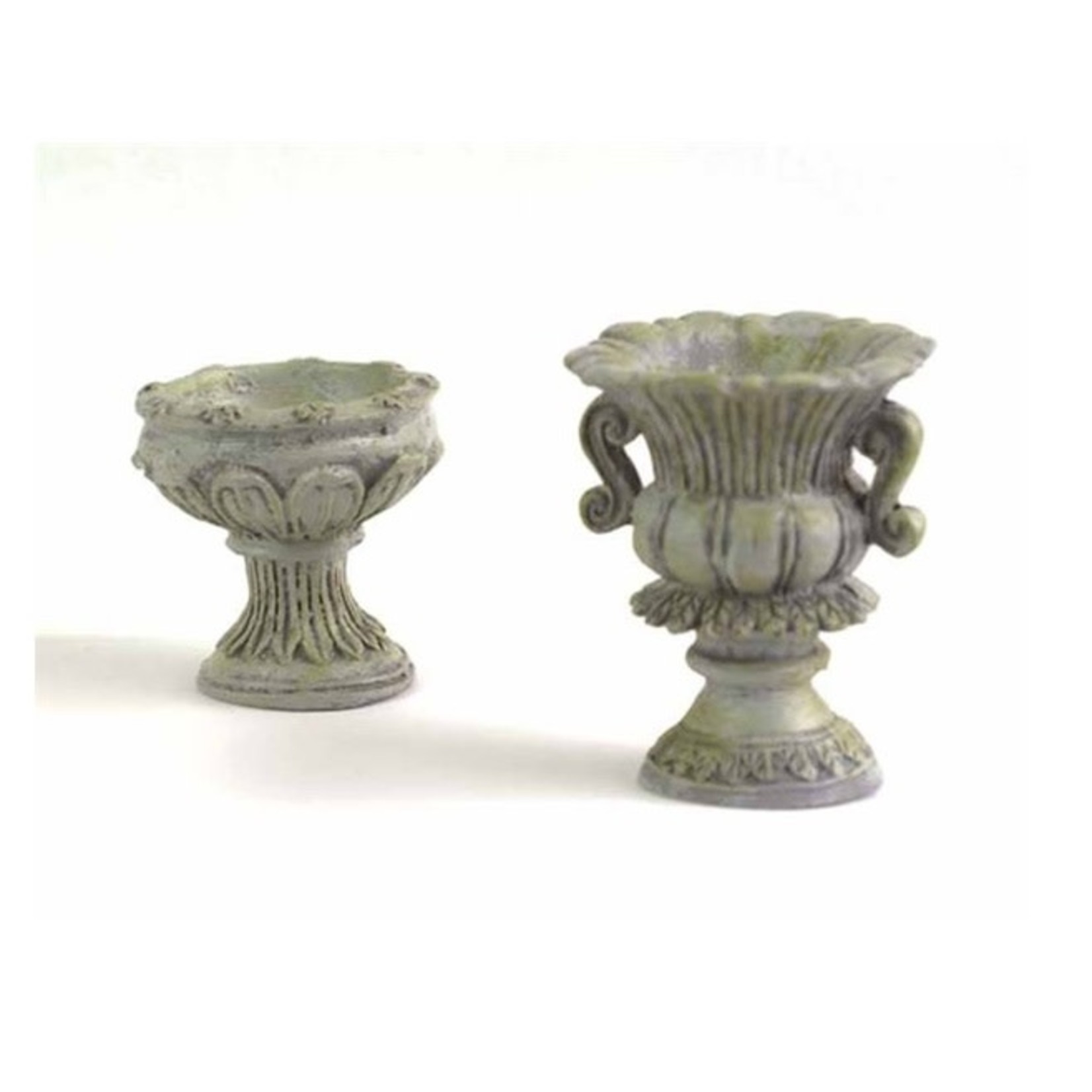 Fiddlehead Fiddlehead - Miniature Stone Urns (2pcs)