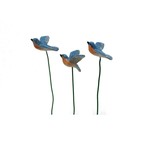 Woodland Knoll Woodland Knoll - Resin Blue Birds (Set of 3)