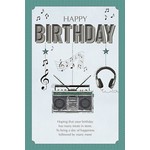 Wishing Well Studios Stereo Birthday Card