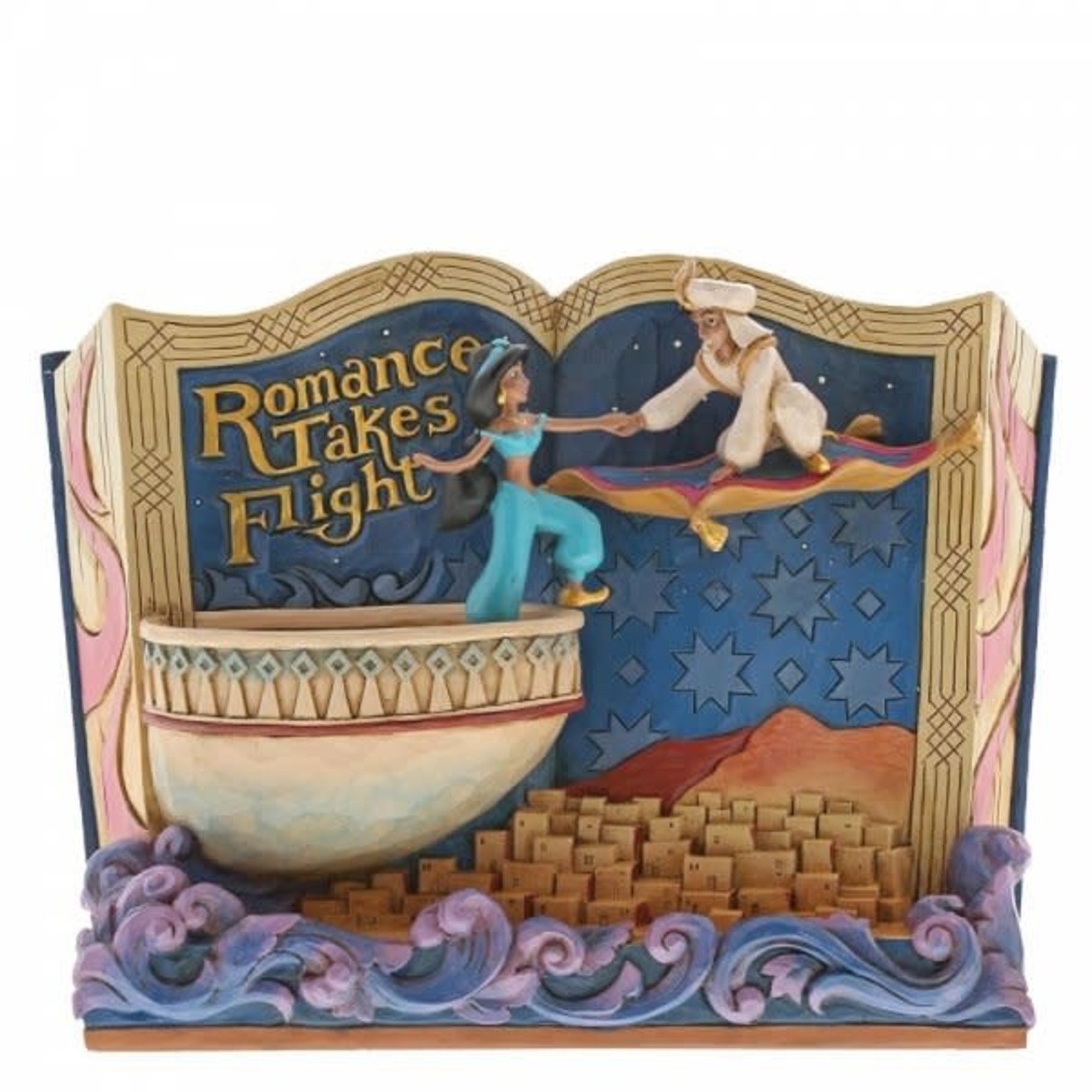 Disney Traditions Disney - Romance Takes Flight Storybook ( Jasmine & Aladdin )