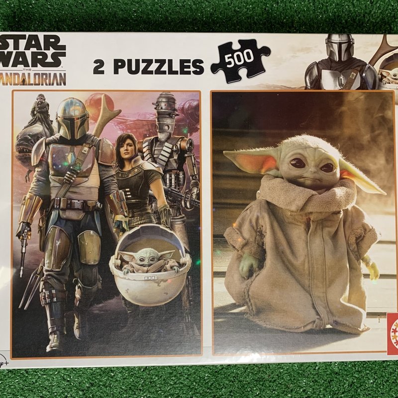 Educa 2 x 500pcs Star Wars the Mandalorian Puzzles