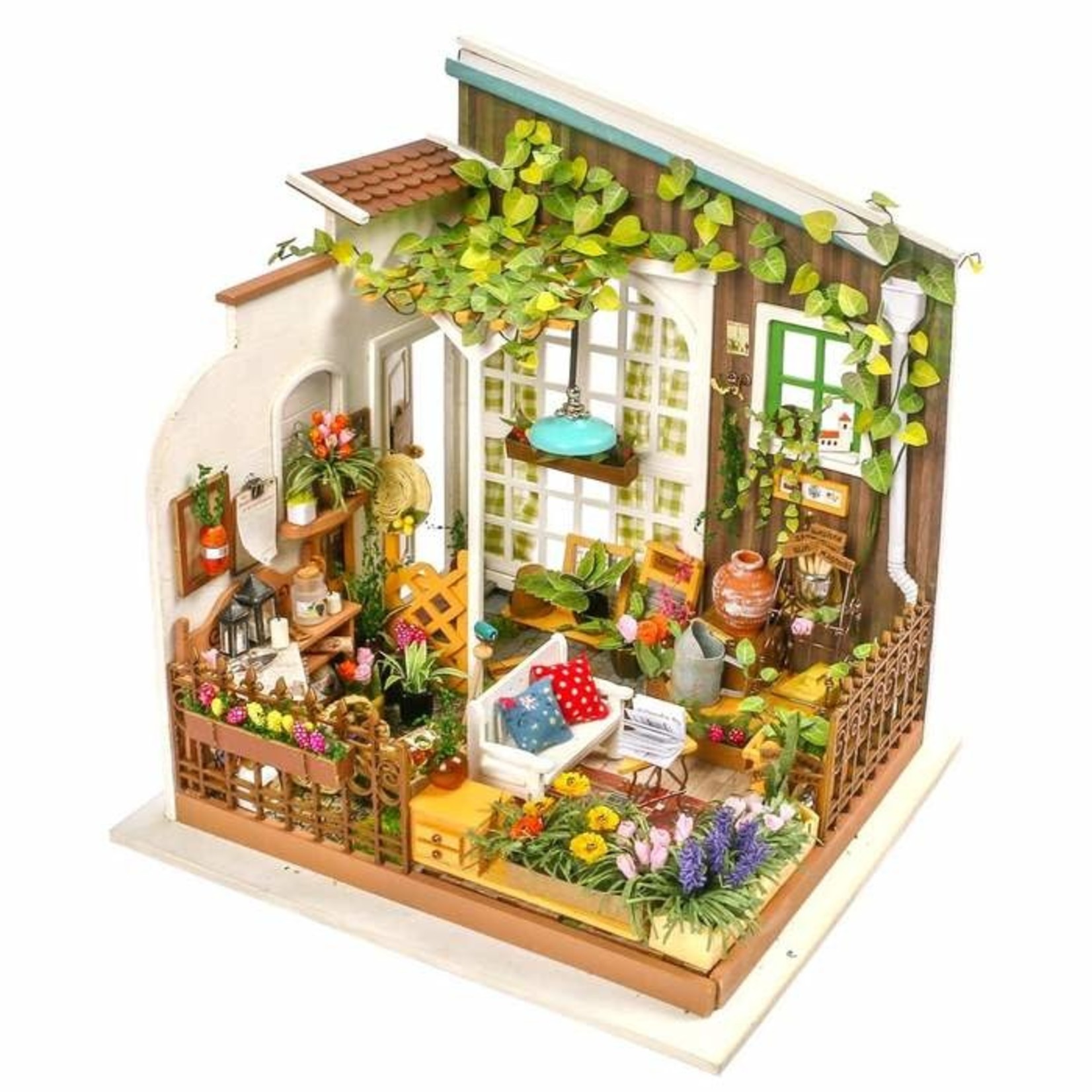 Rolife Rolife Miller’s Flower House DG108 - DIY Garden Yard Miniature Kit