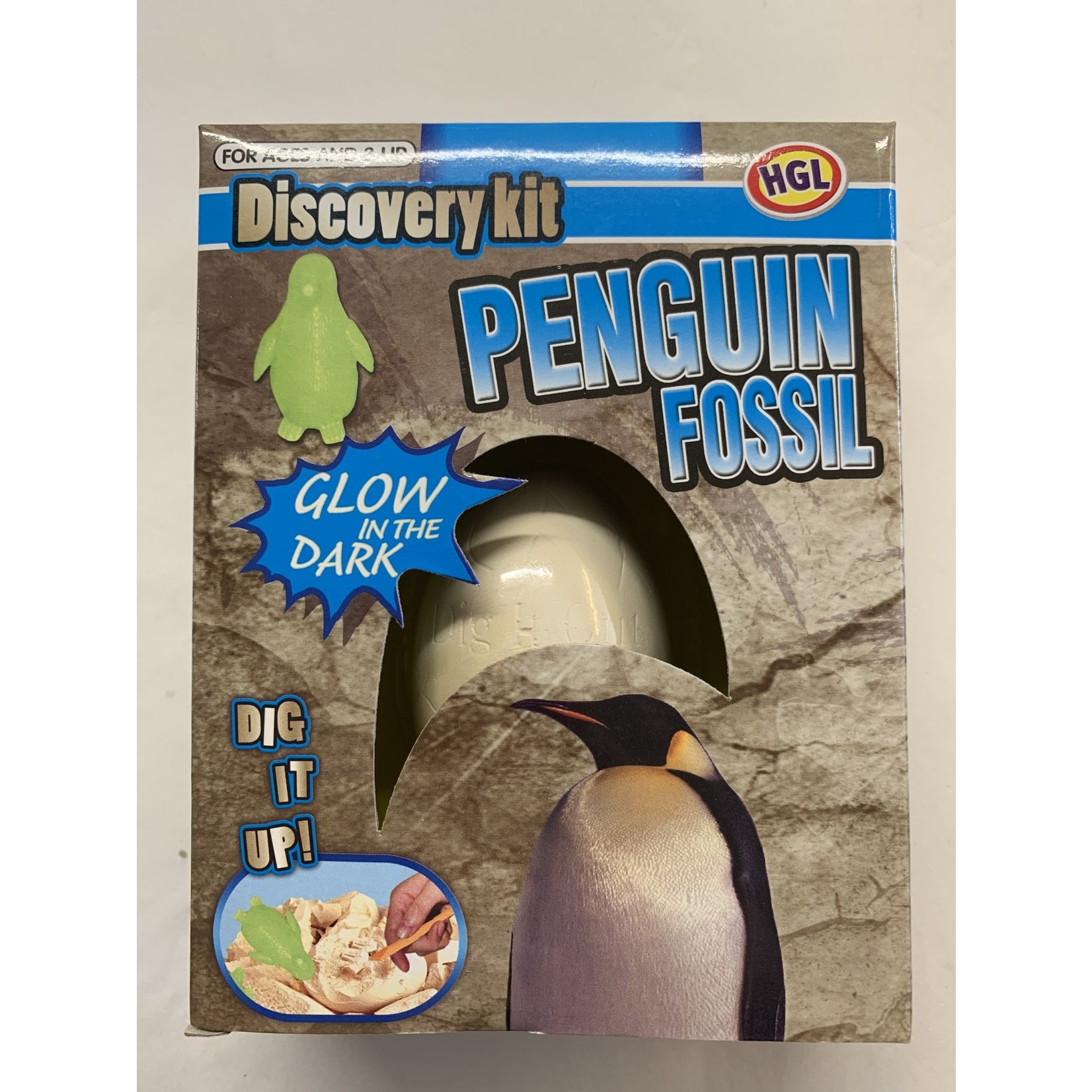 Hti Fossil Egg - Glow in the Dark Penguin