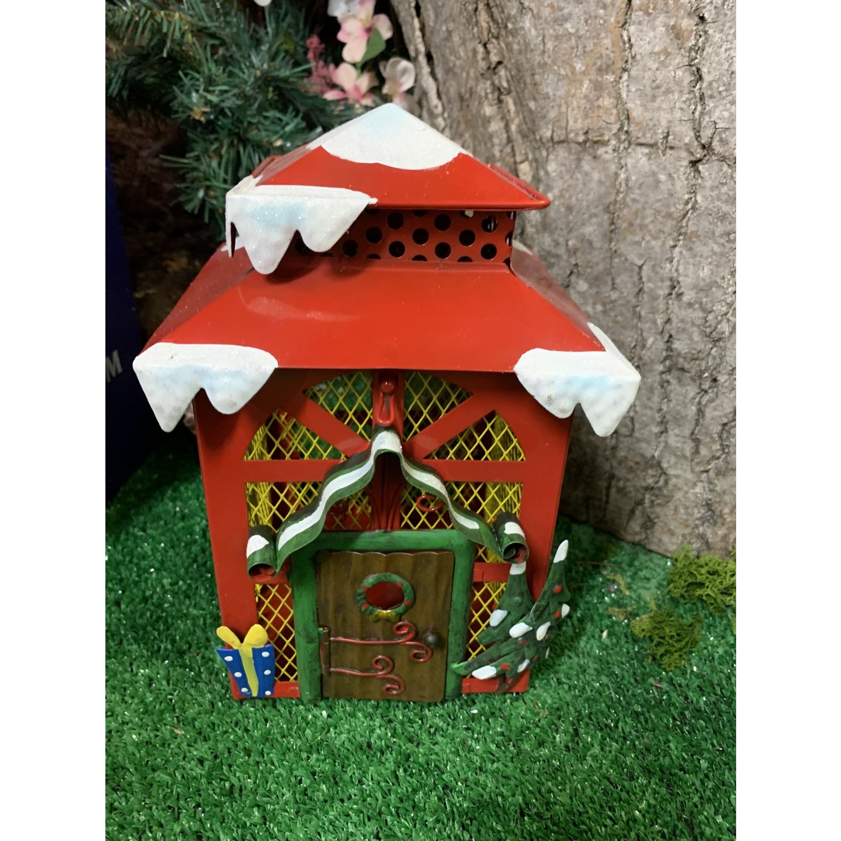 Elf Wonderland Christmas Lantern Elf House