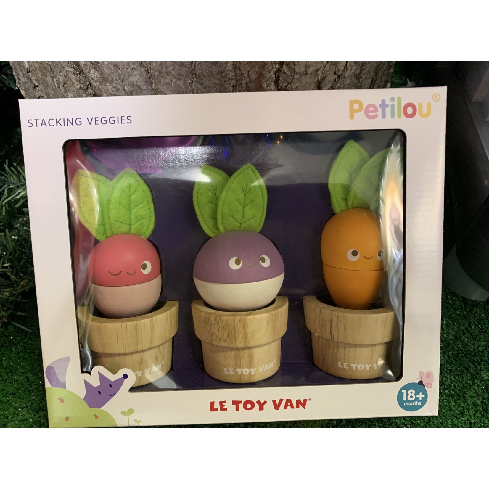 Petilou Wooden Stacking Veggies