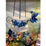 World of Make Believe Fairy Hanging Teacup Feeder - Forget Me Not Phoebe