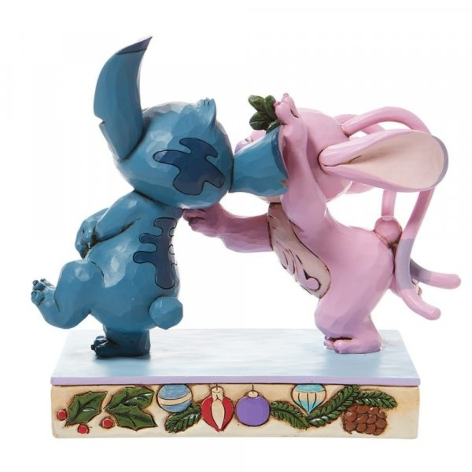 Disney Traditions Disney - Stitch & Angel with Mistletoe Figurine