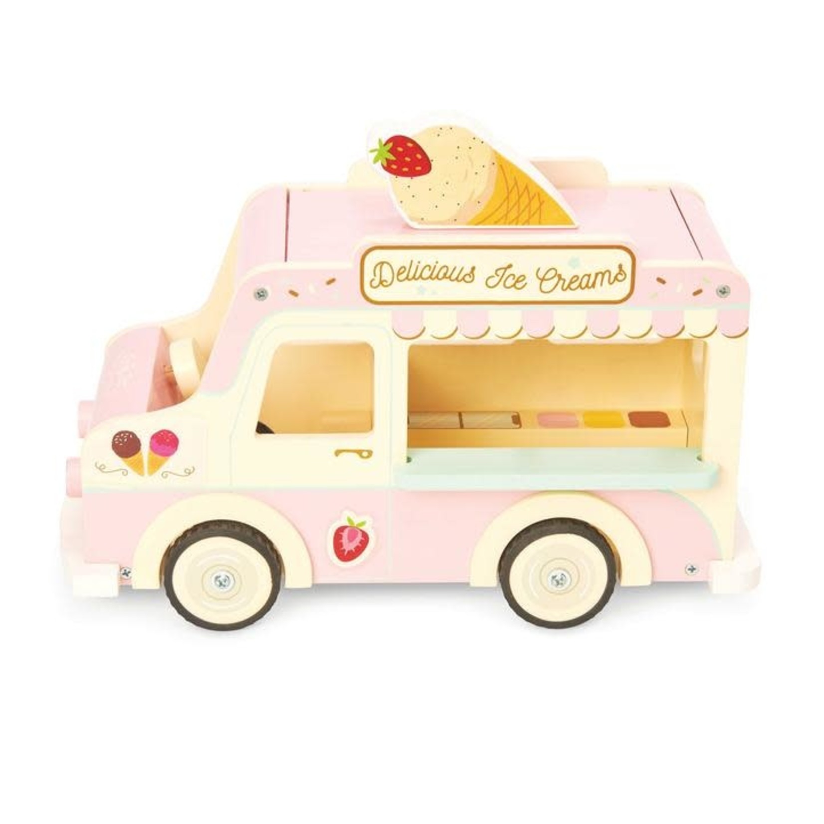 Le Toy Van Wooden Dolly Ice Crean Van