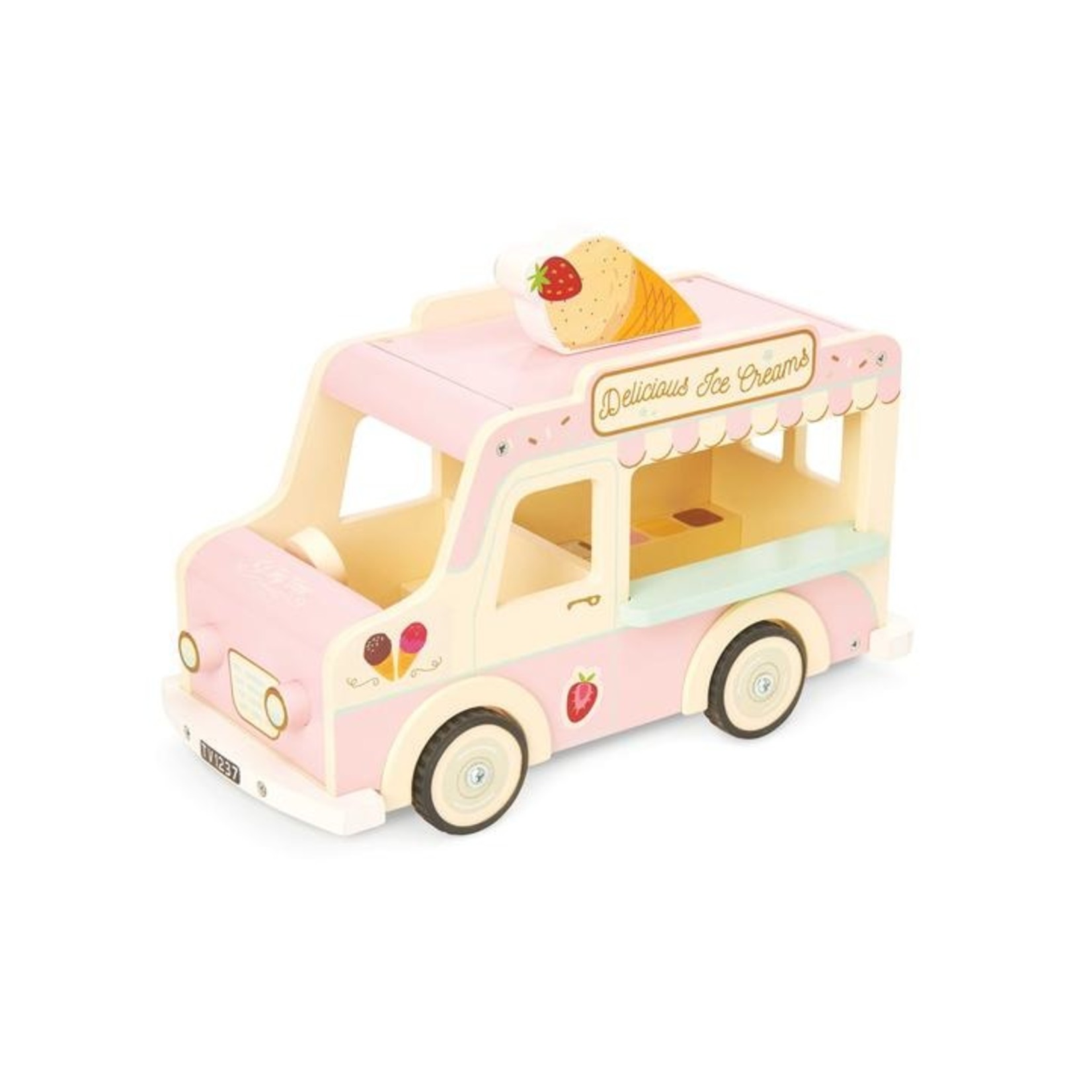 Le Toy Van Wooden Dolly Ice Crean Van