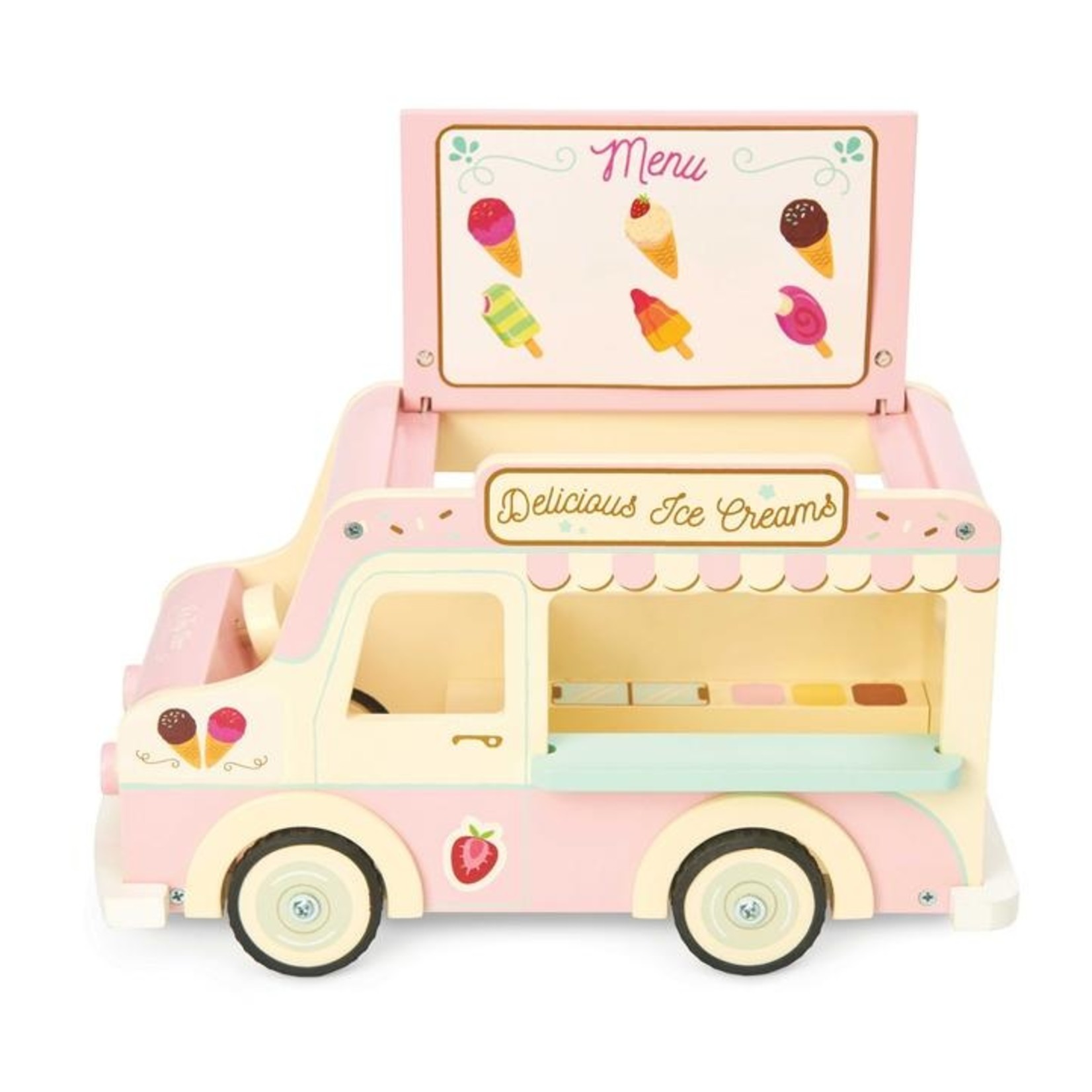 Le Toy Van Wooden Dolly Ice Crean Van