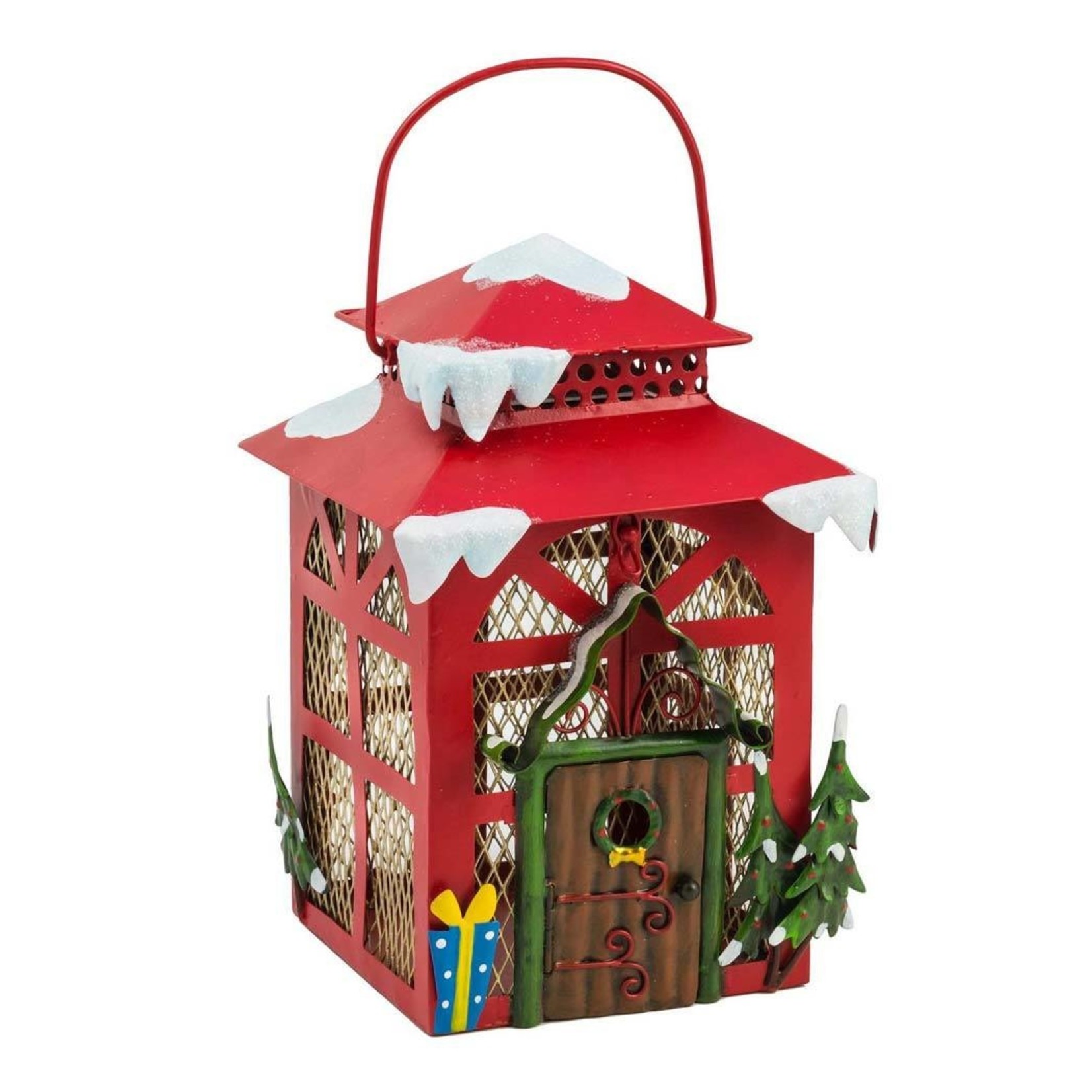 Elf Wonderland Christmas Lantern Elf House