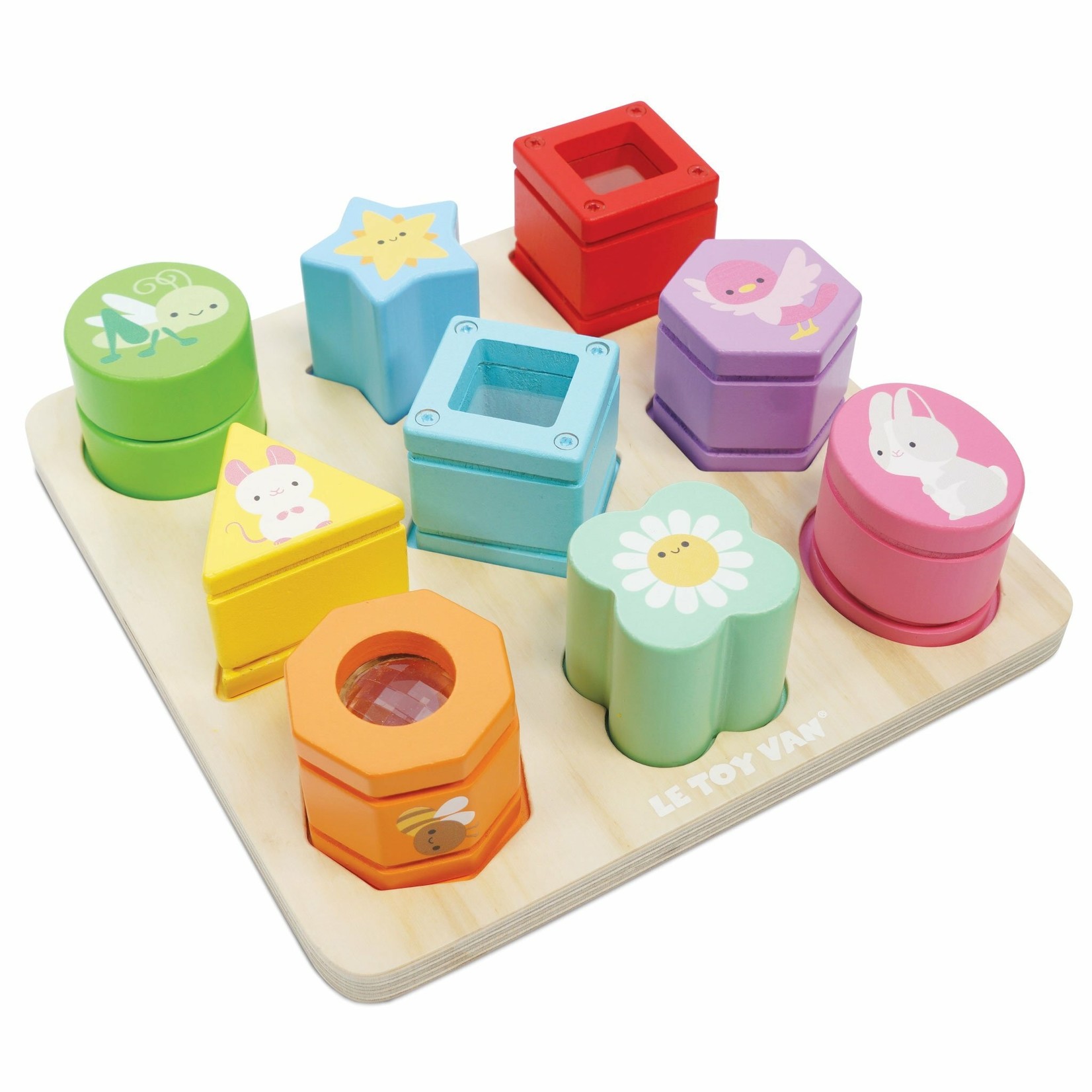 Petilou Wooden Sensory Shapes Petilou