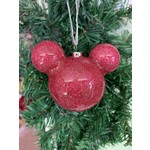 Disney Disney - Mickey Mouse Pink Glitter Bauble