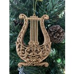 Old Gold Filigree Instrument Tree Decoration - B