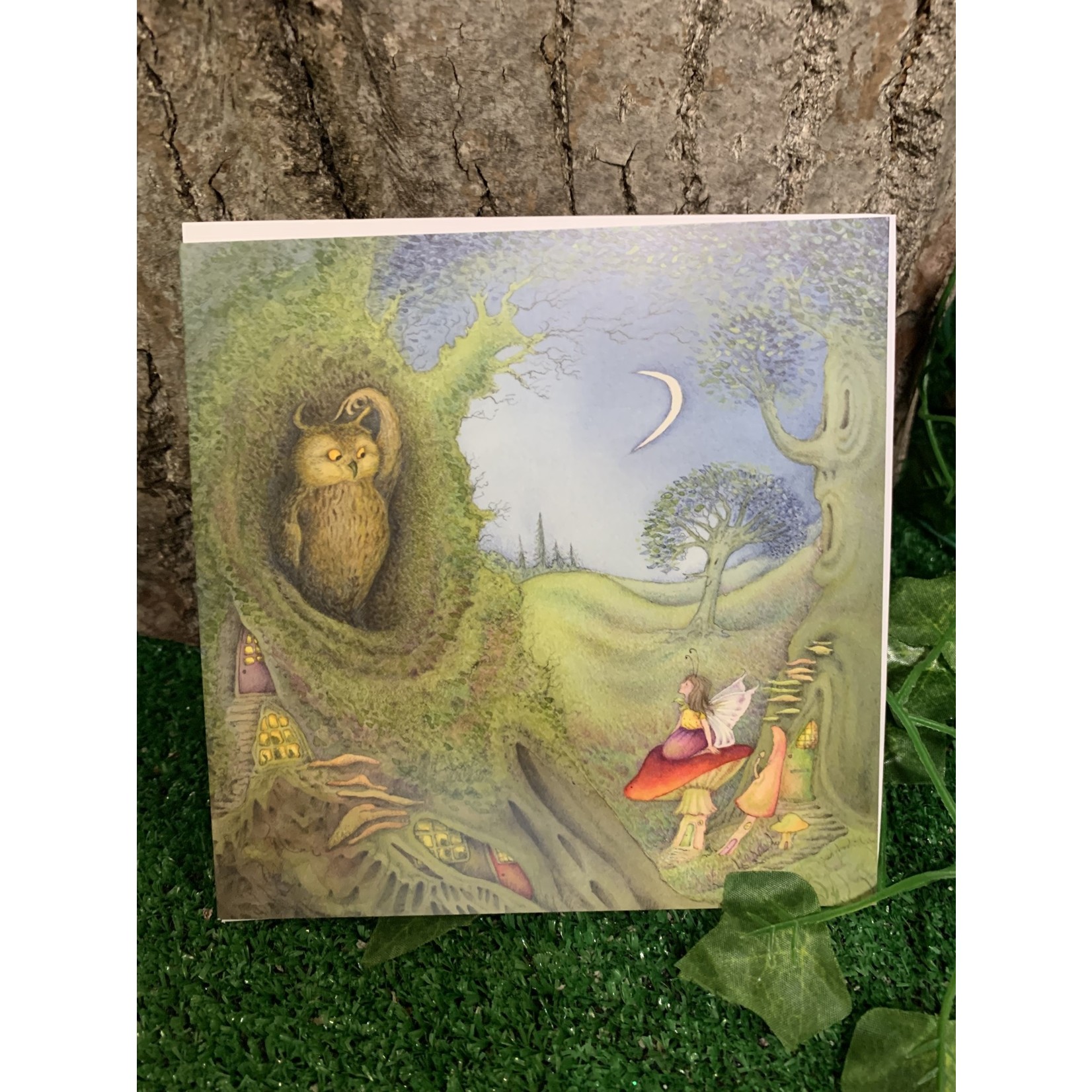 Moongazer Cards The Thoughtful Faerie Greeting Card