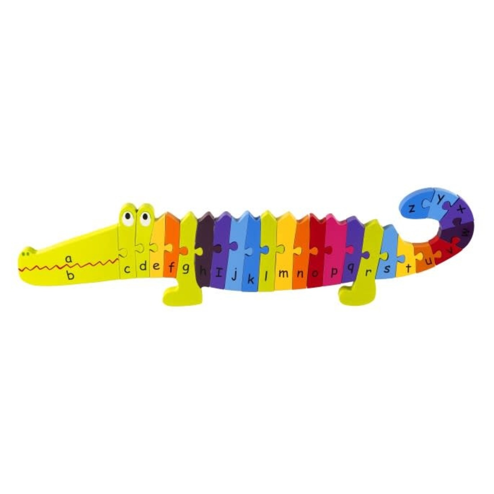 Orange Tree Toys Wooden Alphabet Crocodile Puzzle