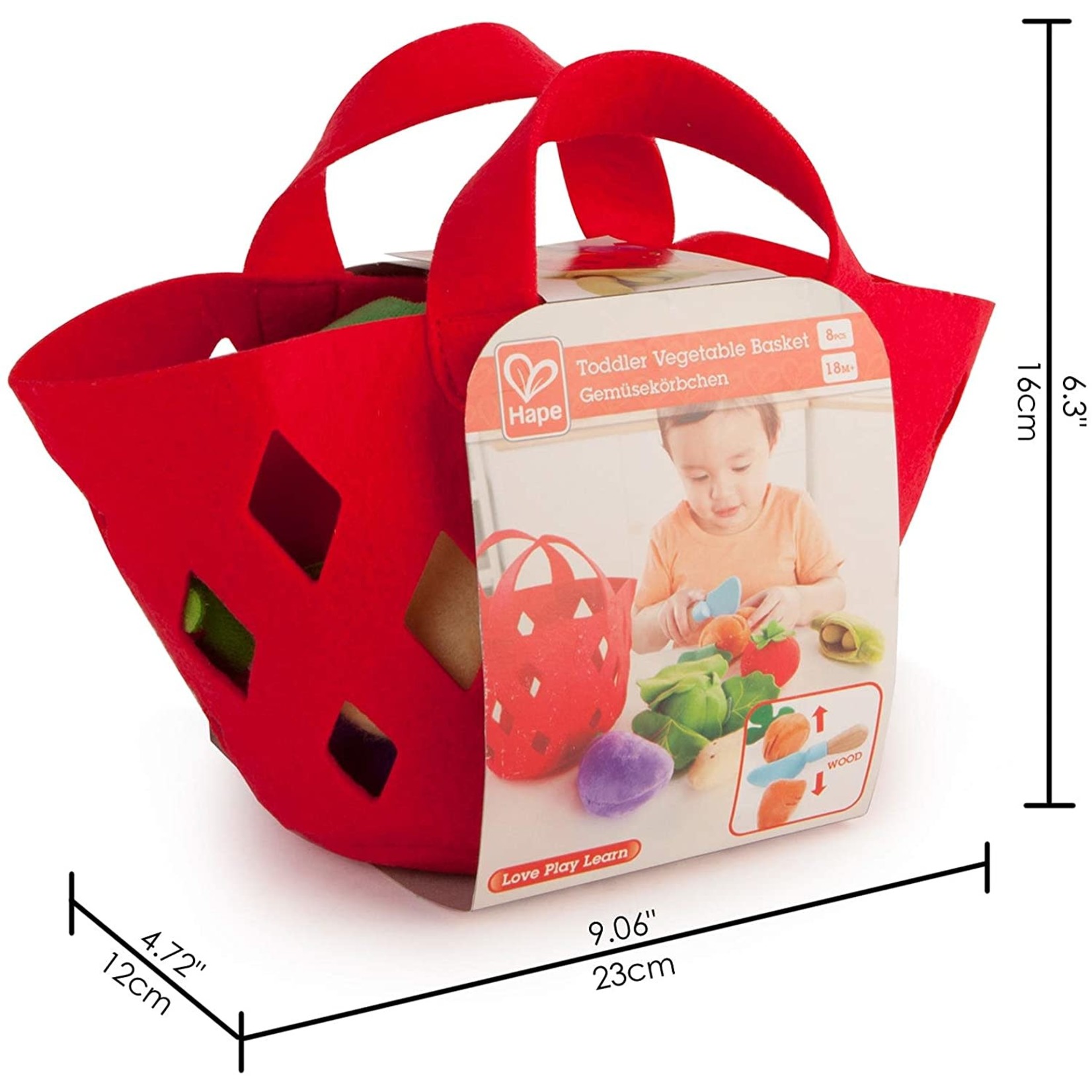 Hape Toddler Vegetable Basket