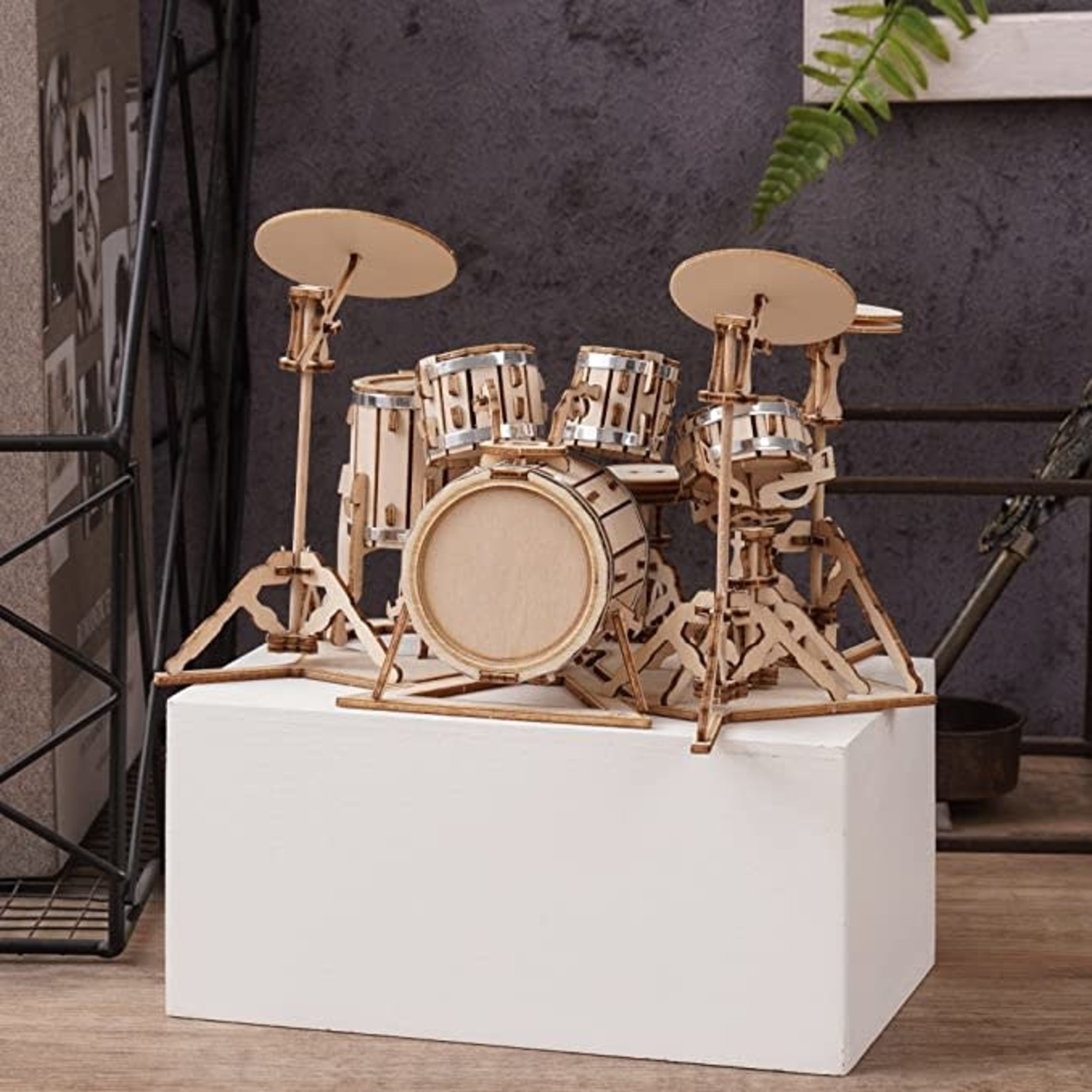 Rolife Rolife Drum Kit TG409 - 3D Wooden Puzzle