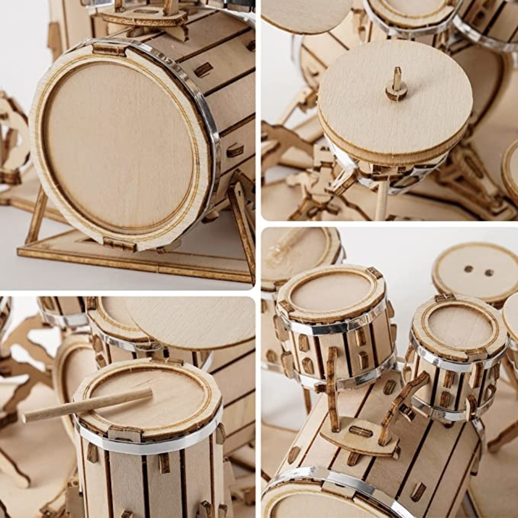 Rolife Rolife Drum Kit TG409 - 3D Wooden Puzzle