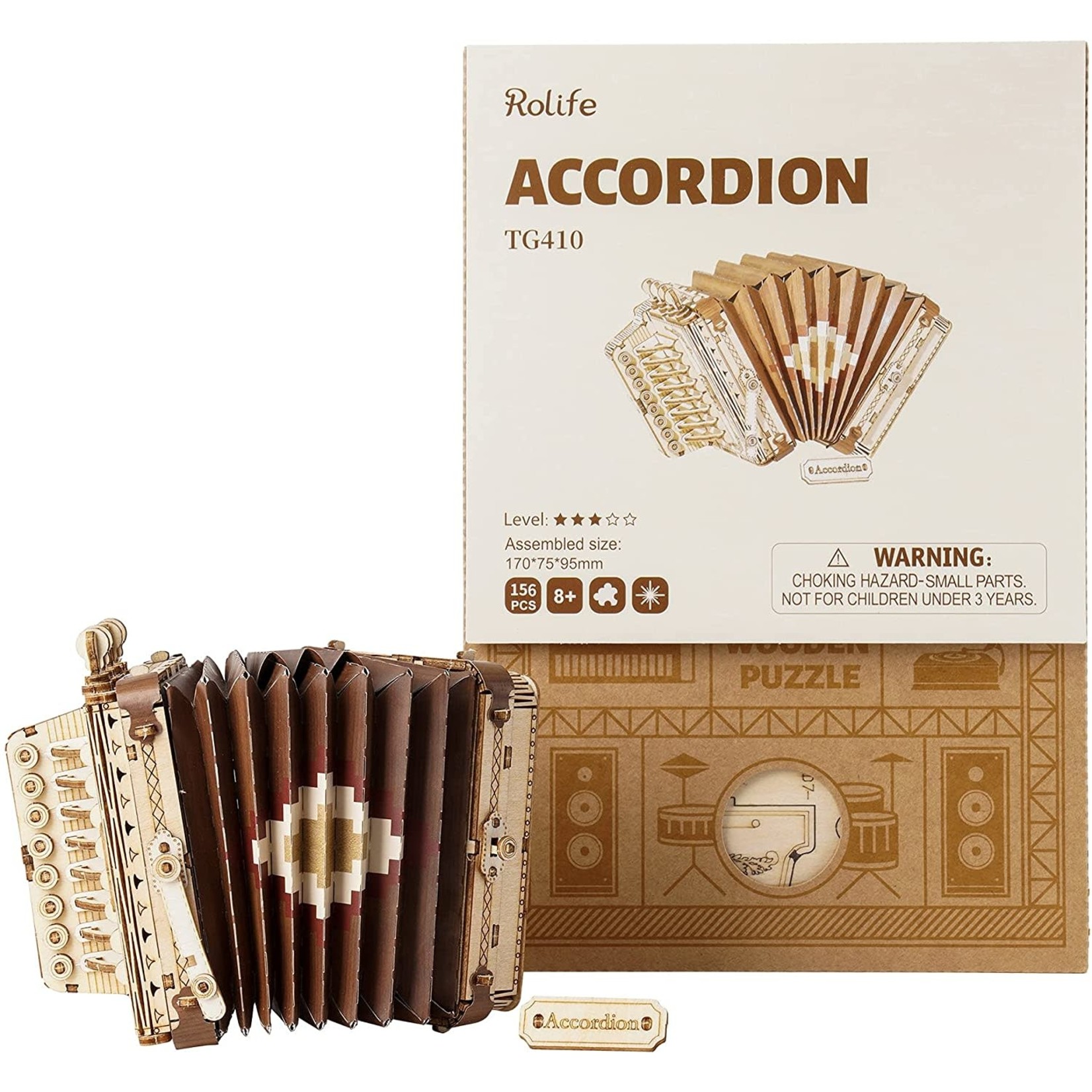 Rolife Rolife Accordion TG410 - 3D Wooden Puzzle