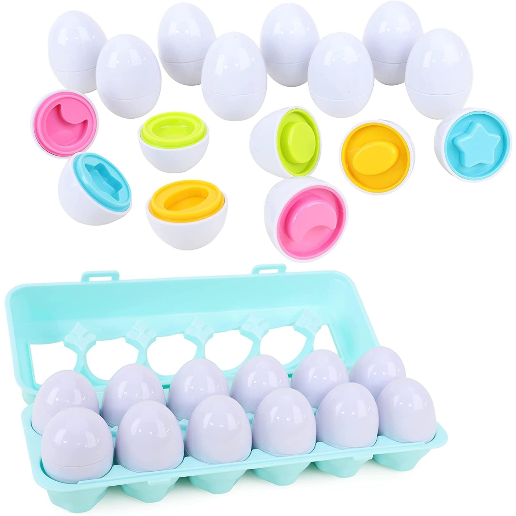 Infunbebe 12 Shape Sorter Eggs