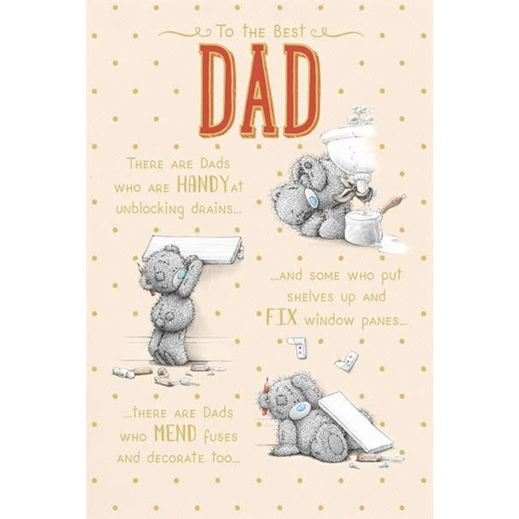 Me to You To The Best DAD Father’s Day Card