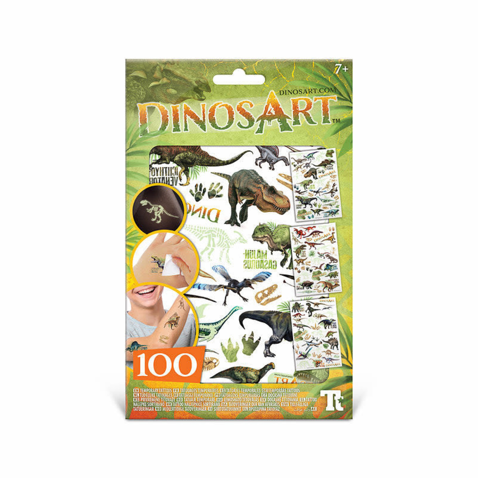 Dinosart DinosArt Temporary Glow in the Dark Tattoos